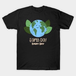 Earth Day Everyday Climate Vote Typographie Illustration Gift T-Shirt